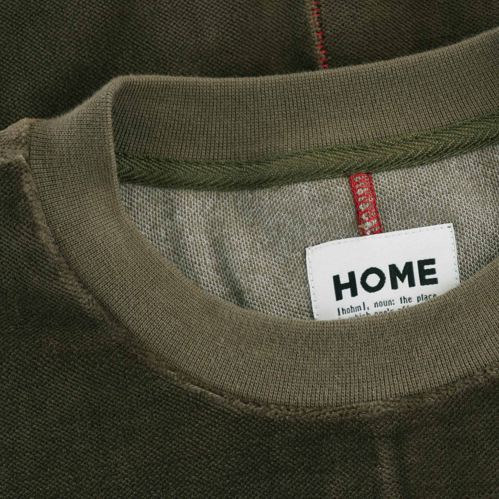 Homecore BWA Velvet Sweatshirt - Khaki