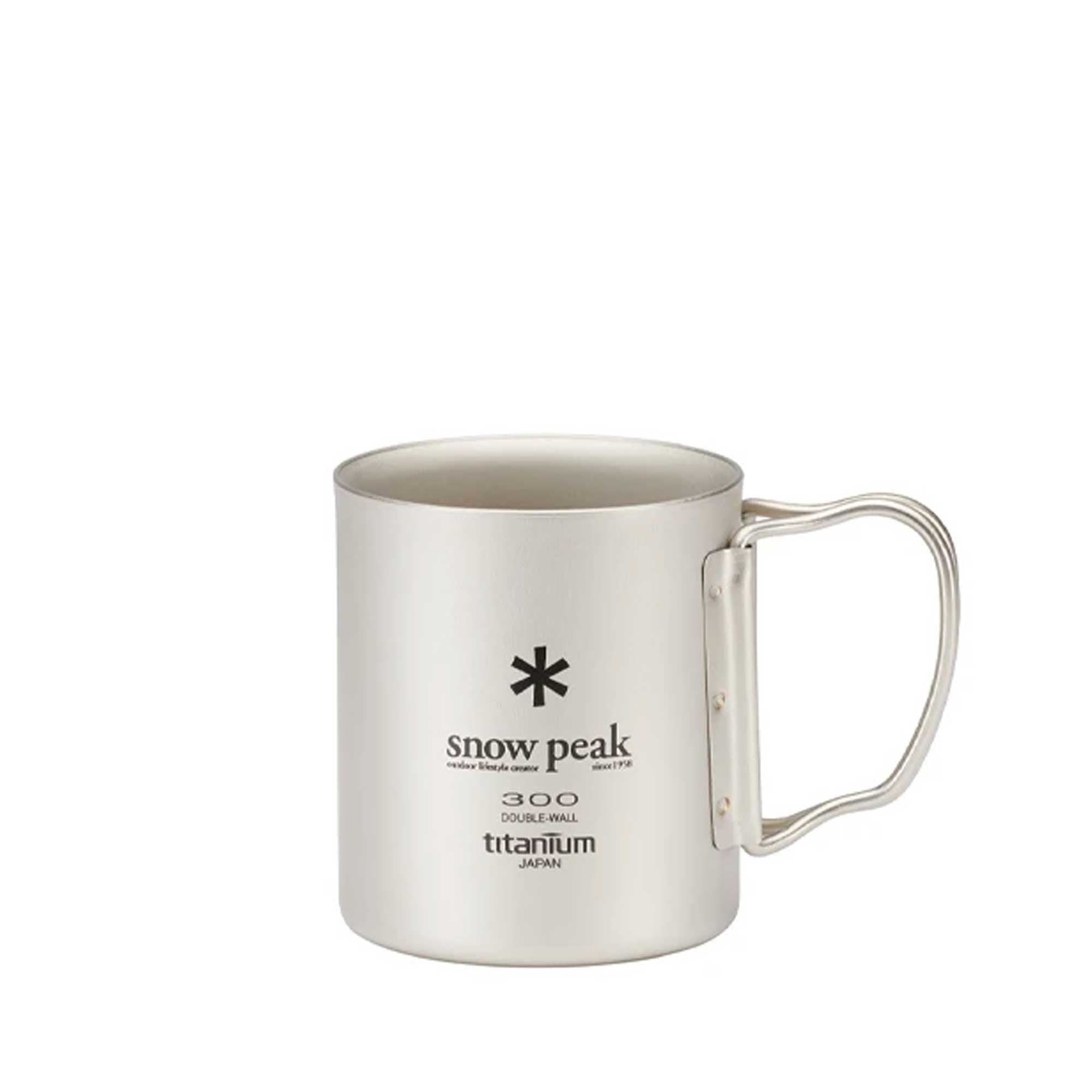 Snow Peak Titanium Double Wall 300 Mug - Sliver