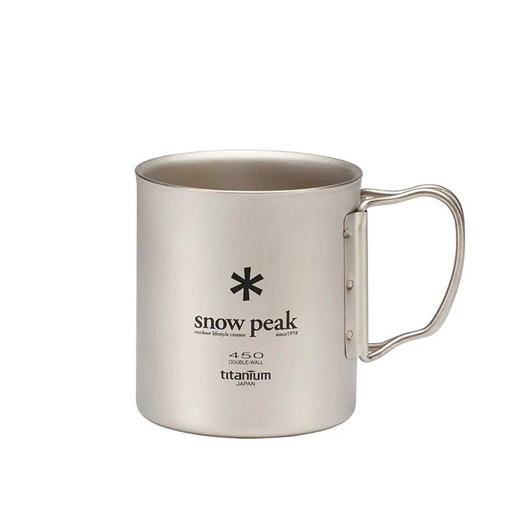 Titanium Double Wall 450 Mug - Silver