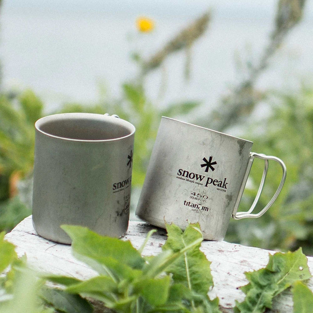Titanium Double Wall 450 Mug - Silver