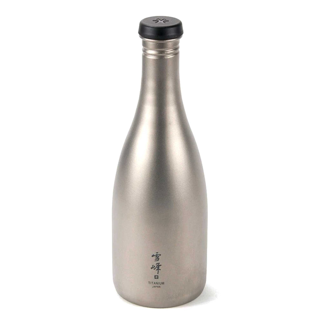 Snow Peak Titanium Sake Bottle - Silver
