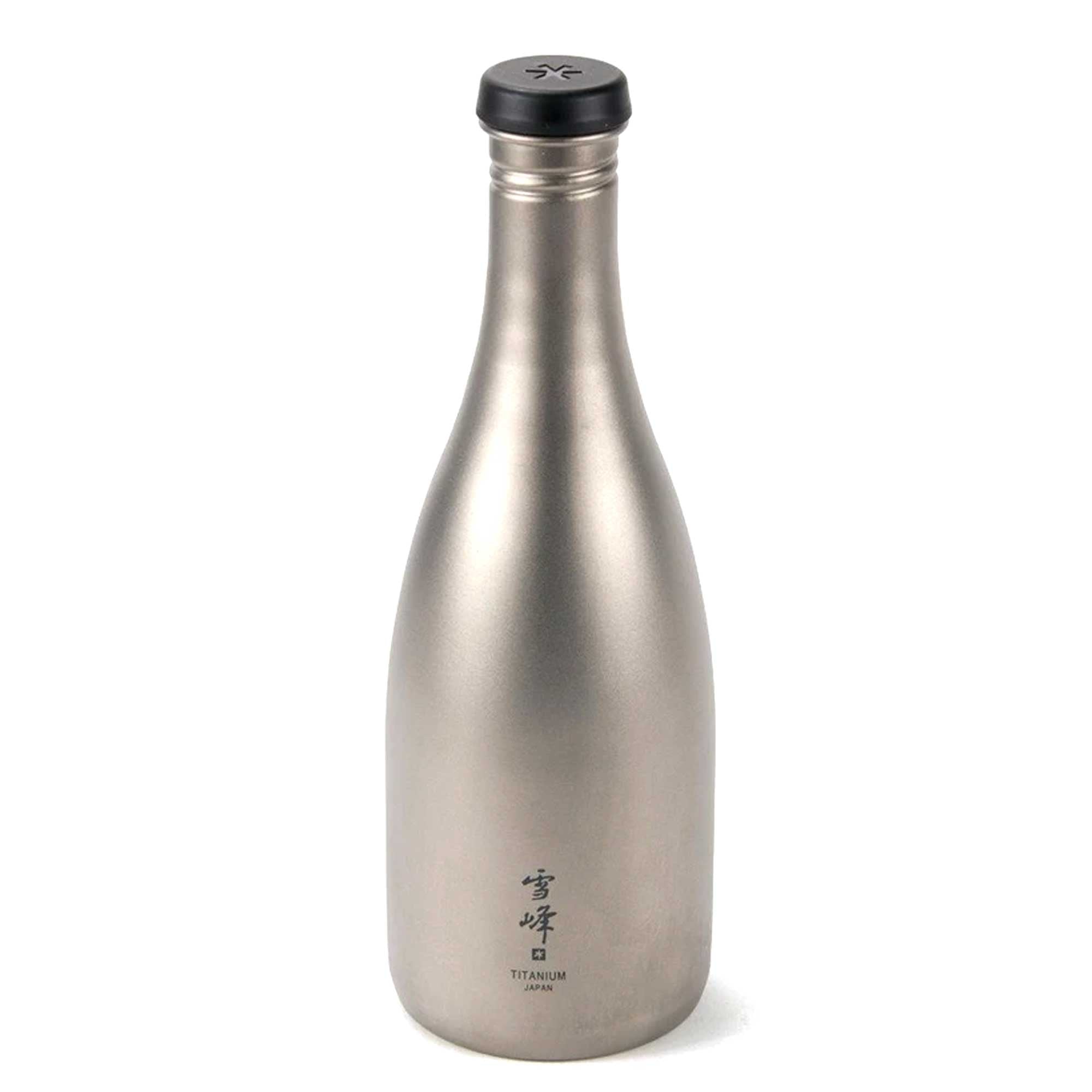 Snow Peak Titanium Sake Bottle - Silver