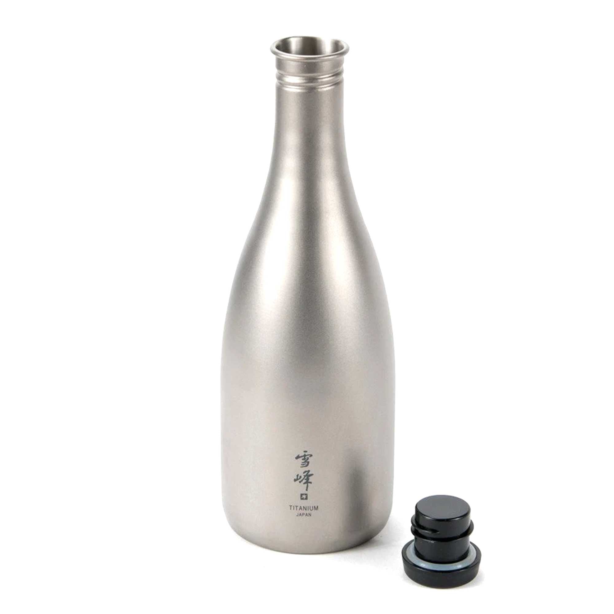 Snow Peak Titanium Sake Bottle - Silver