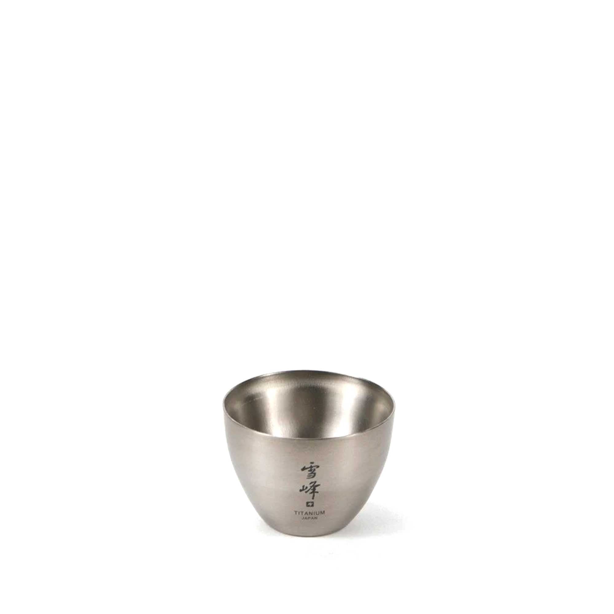 Snow Peak Titanium Sake Cup - Silver