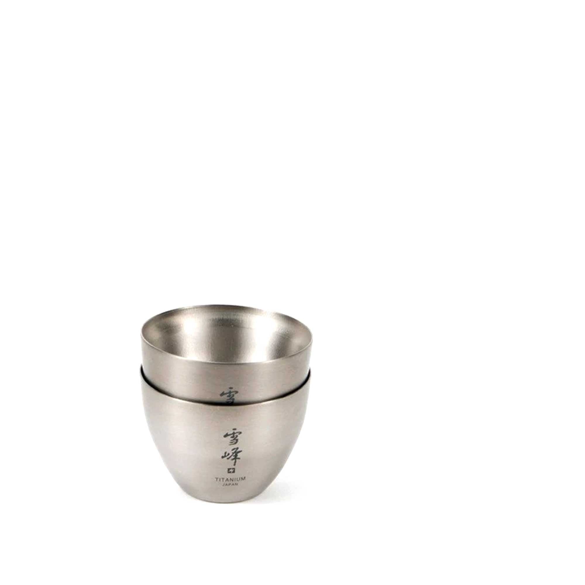 Snow Peak Titanium Sake Cup - Silver