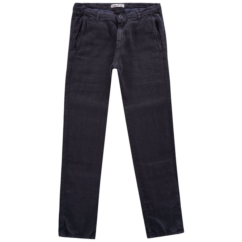 Lois Jeans Joel Heavy Linen Pants - Peacoat