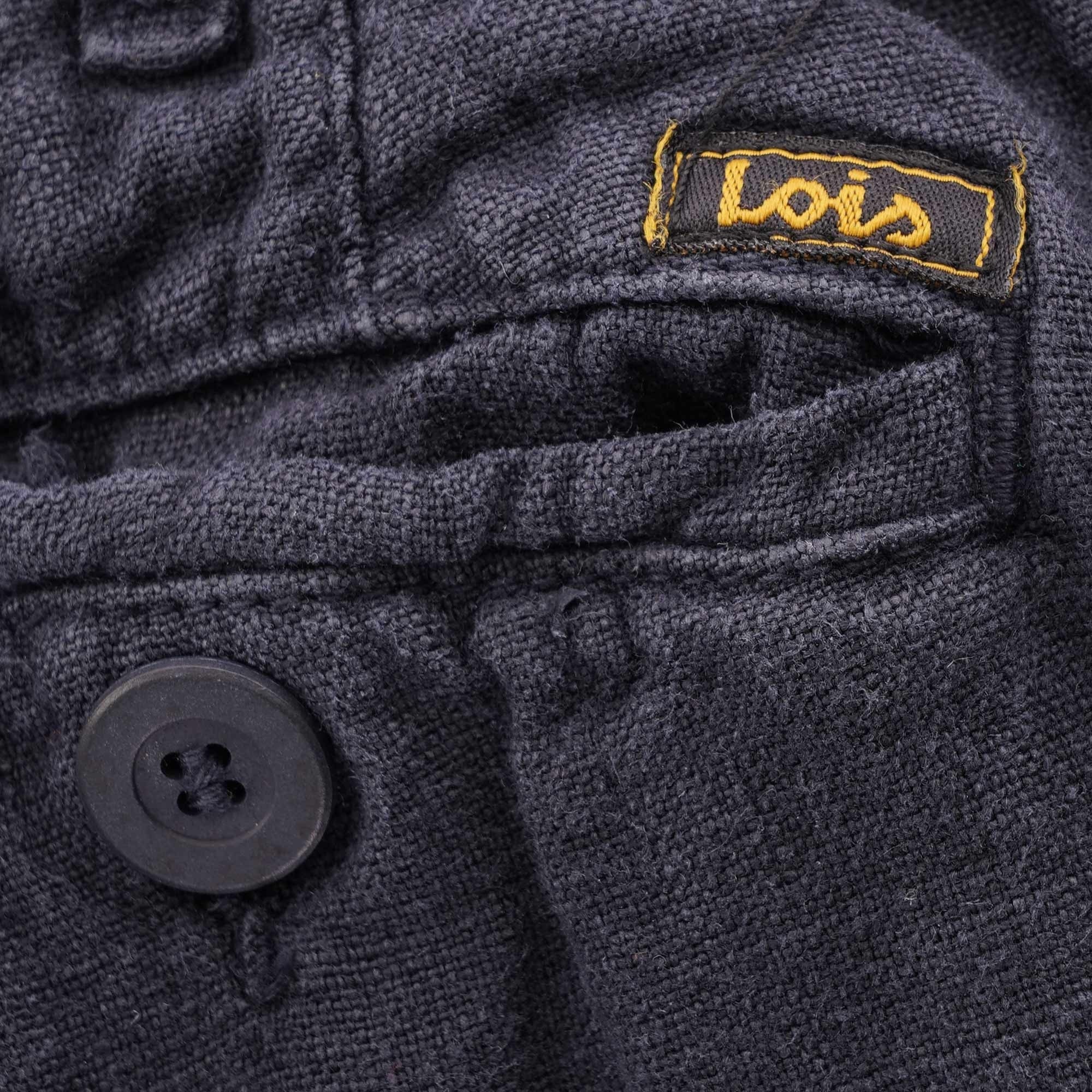 Lois Jeans Joel Heavy Linen Pants - Peacoat