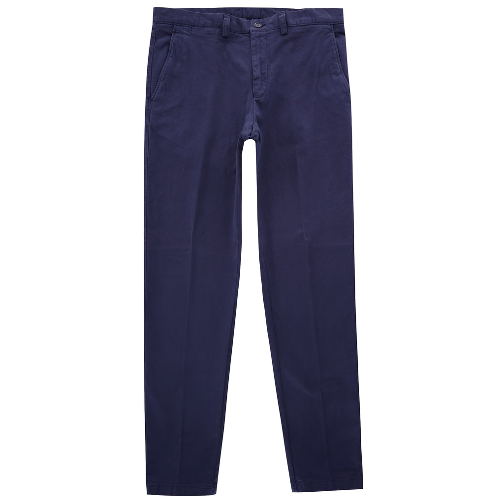 None Of The Above Brush Slim tapered Chinos - Dark Navy