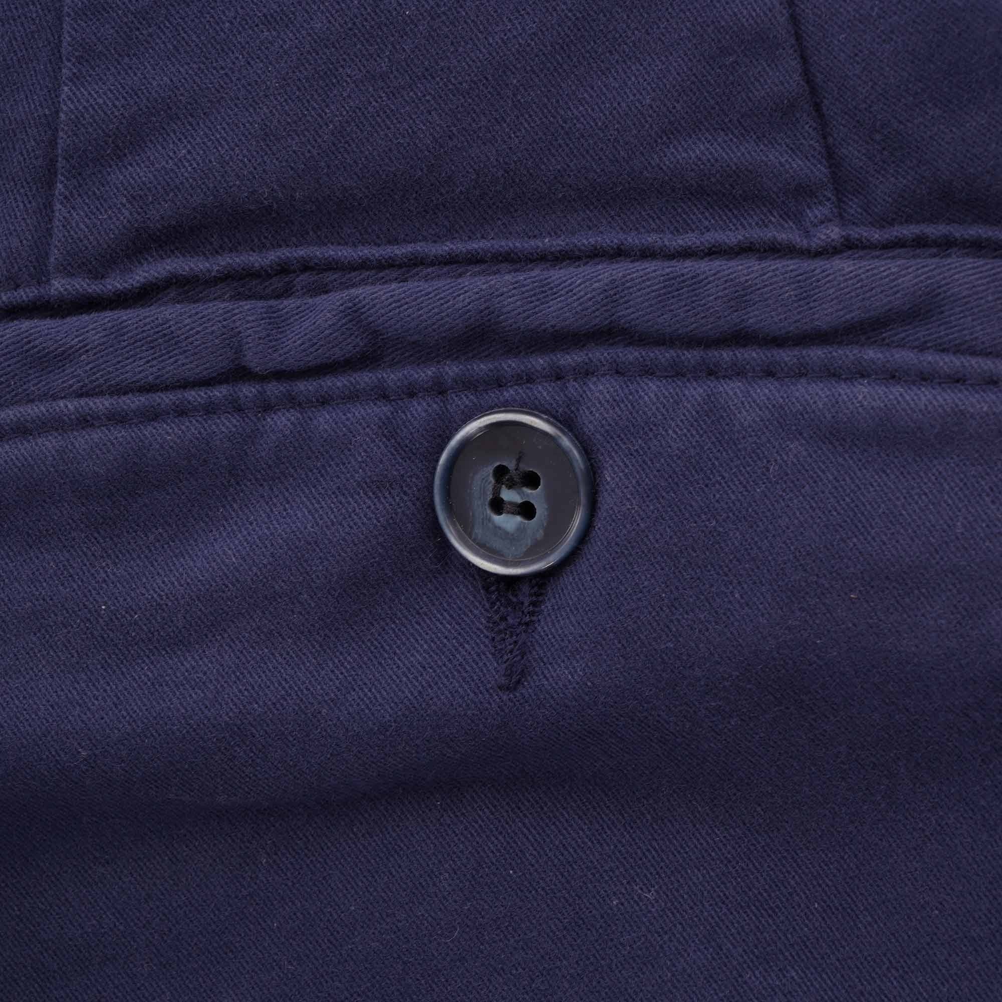 None Of The Above Brush Slim tapered Chinos - Dark Navy