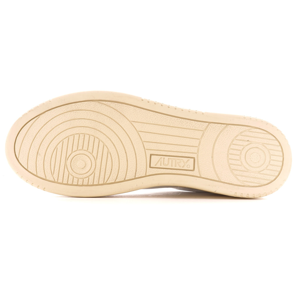 Autry Action Shoes Low Leather/Suede - White/Orange