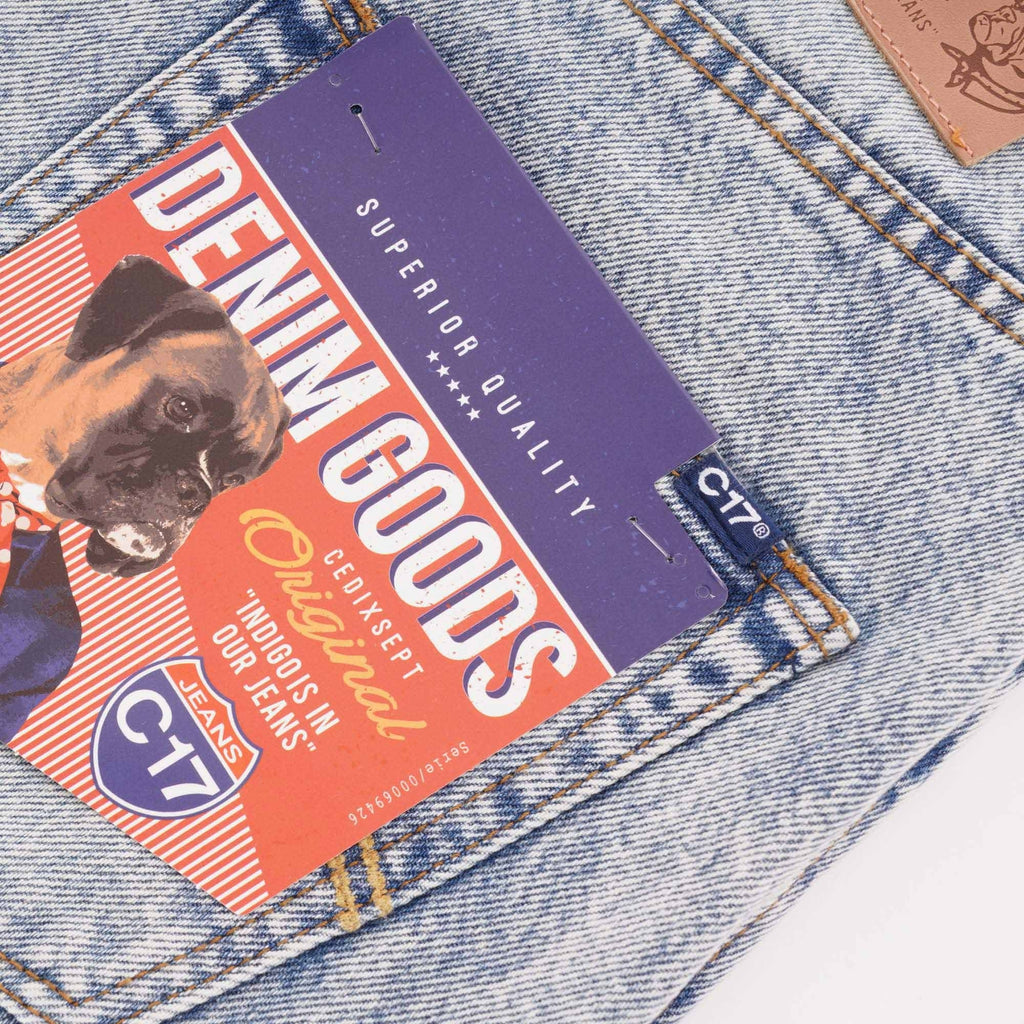 C17 Jeans Cone Mills Denim Loose Archive Fit - Retro 80s Marble Wash