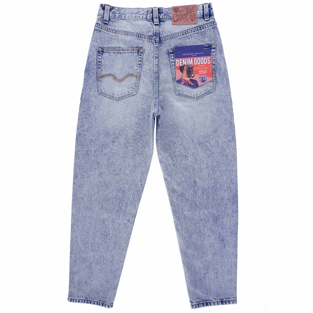 C17 Jeans Cone Mills Denim Loose Archive Fit - Retro 80s Marble Wash