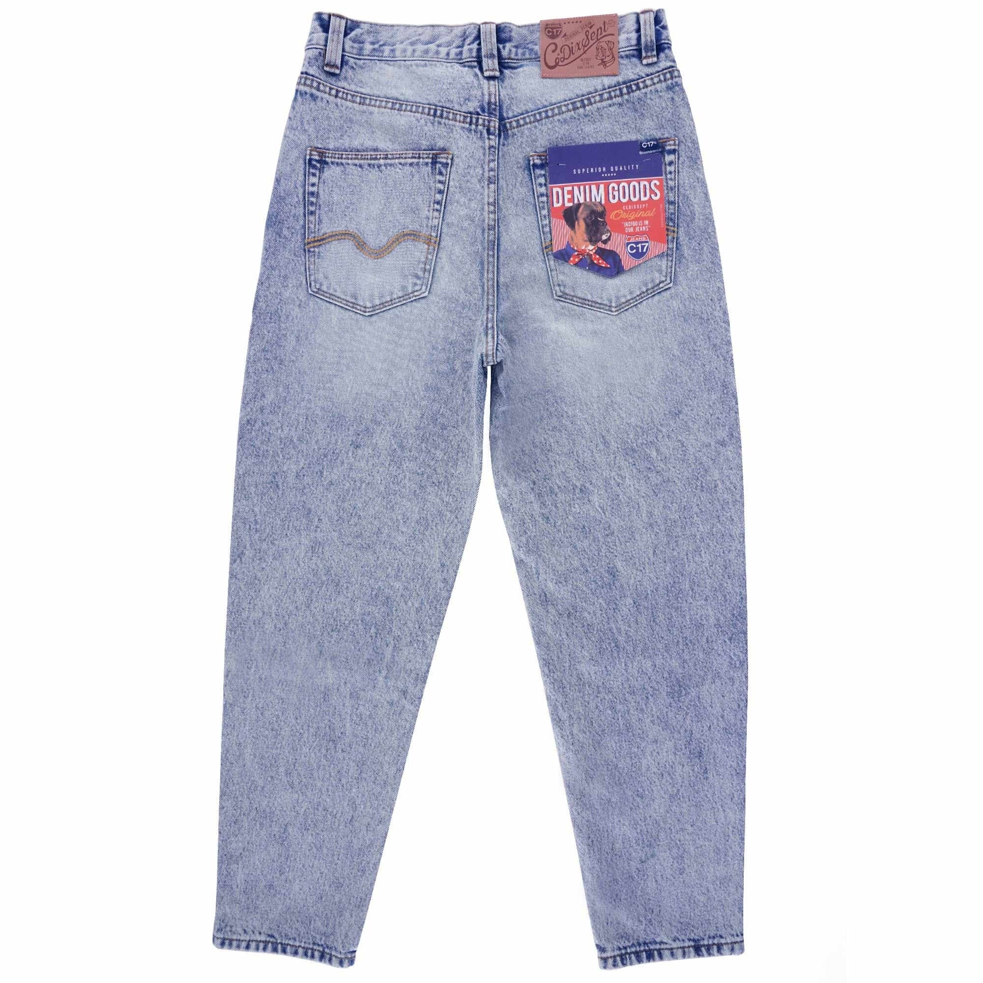 C17 Jeans Cone Mills Denim Loose Archive Fit - Retro 80s Marble Wash