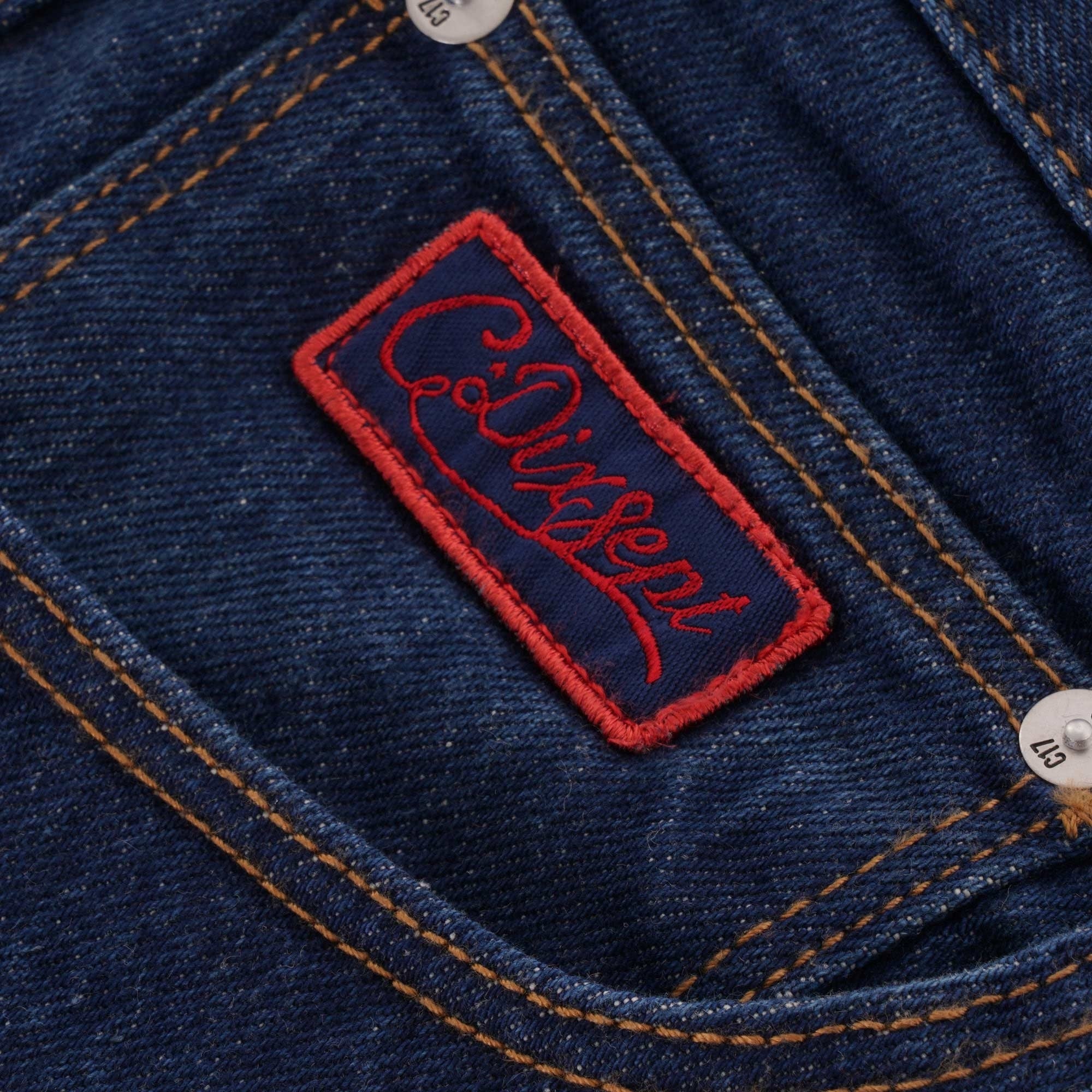 C17 Jeans Cone Mills Denim Regular Tapered Comfort Fit - 1 Year Rinsed Indigo Wash