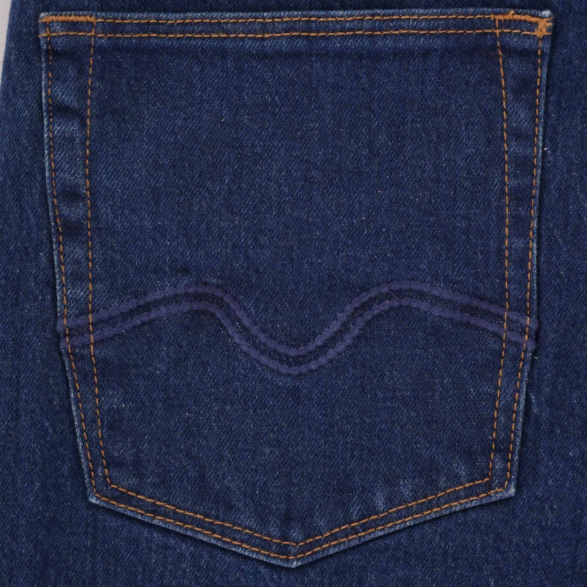 C17 Jeans Cone Mills Denim Slim Straight Comfort Fit - 1 Year Indigo Rinsed Wash