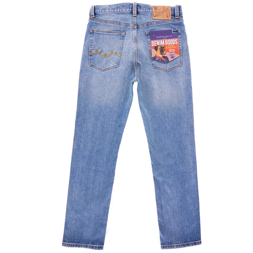 C17 Jeans Cone Mills Denim Slim Straight Comfort Fit - 2 Year Vintage Wash