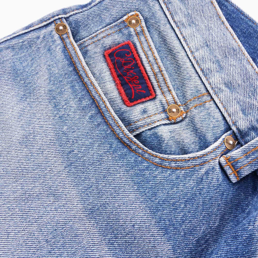 C17 Jeans Cone Mills Denim Slim Straight Comfort Fit - 2 Year Vintage Wash