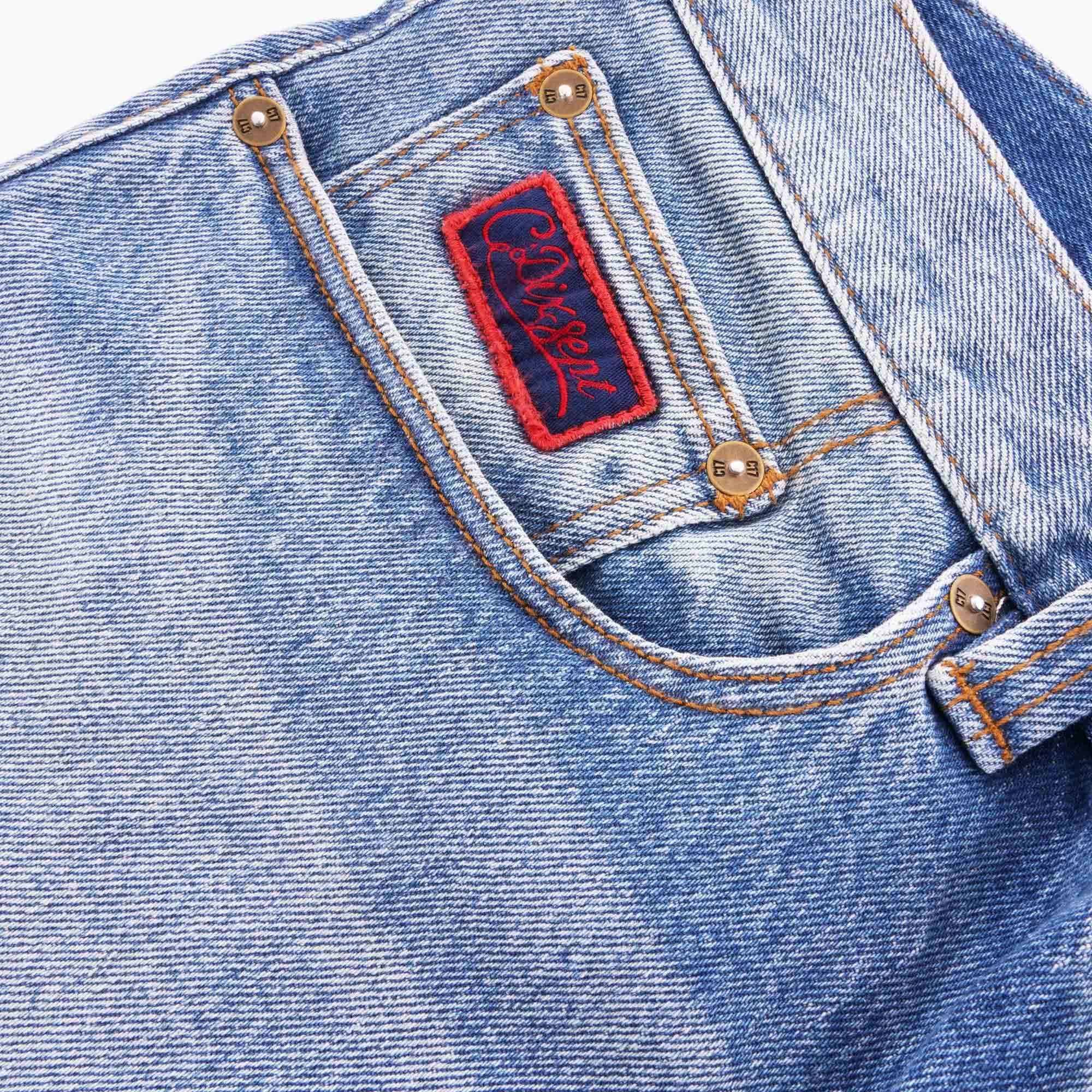 C17 Jeans Cone Mills Denim Slim Straight Comfort Fit - 2 Year Vintage Wash