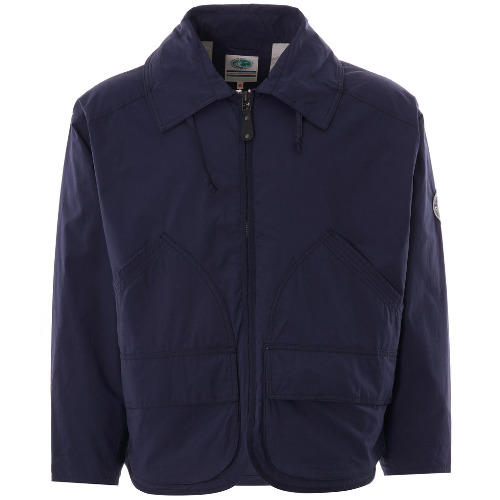 Full shot of the Nigel Cabourn x Element Alder Jacket in navy blue.