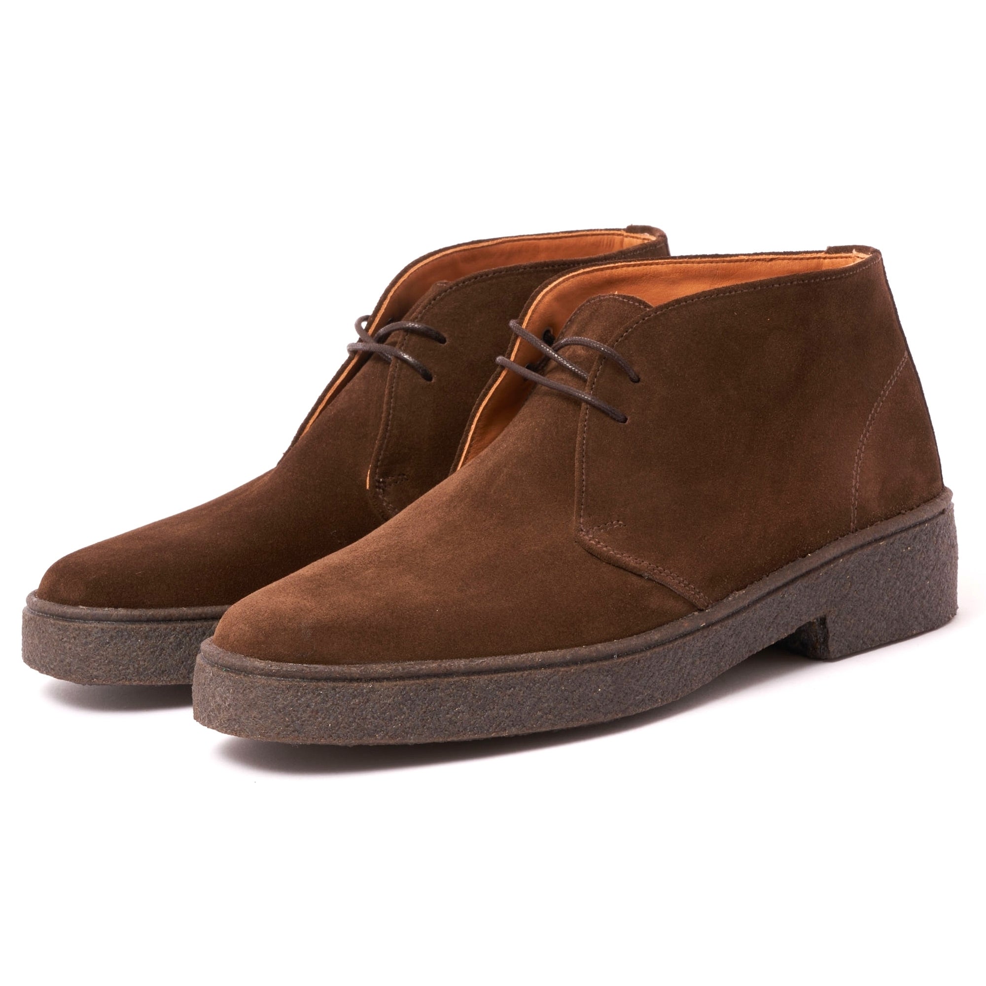 Sanders Luther Chukka Boot - Chocolate Suede