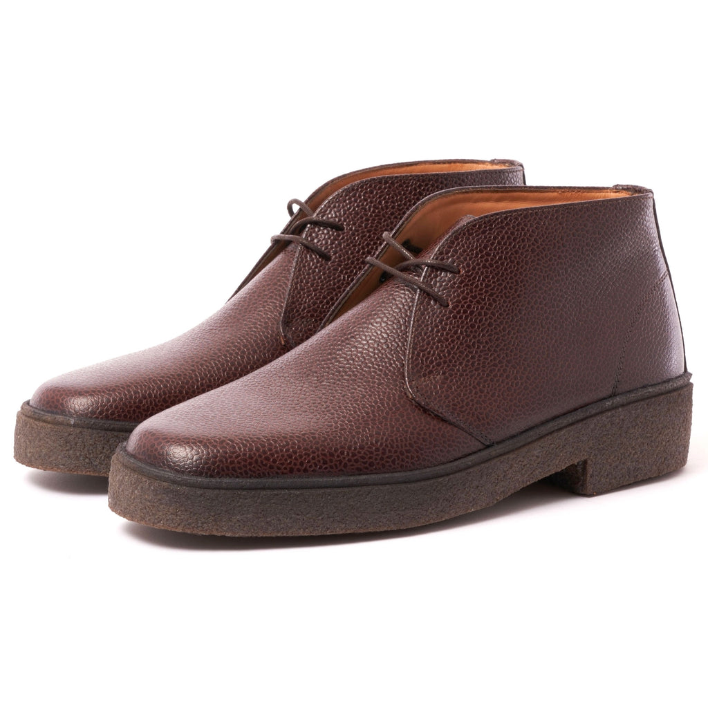 Sanders Luther Chukka Boot - Walnut Grain Leather