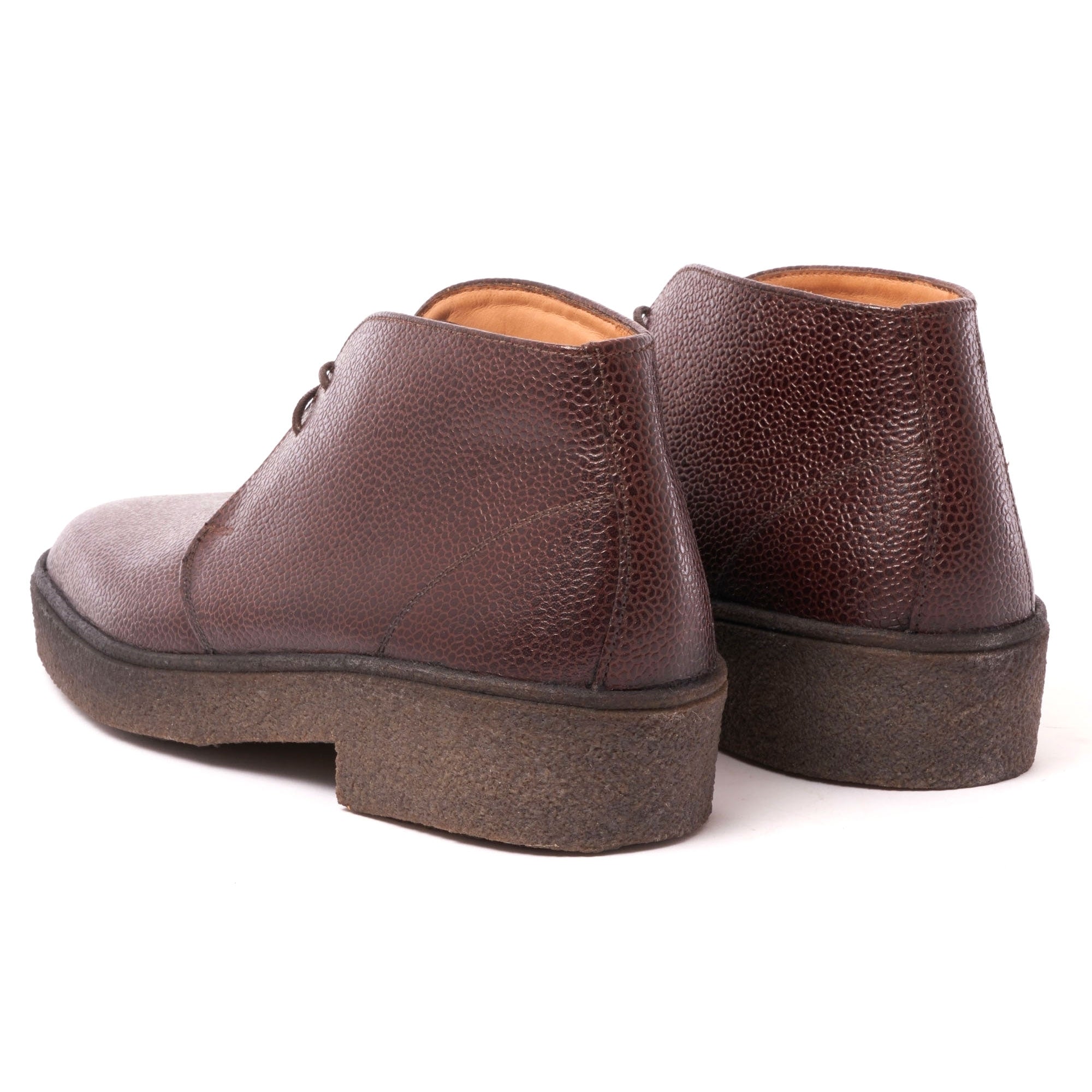 Sanders Luther Chukka Boot - Walnut Grain Leather