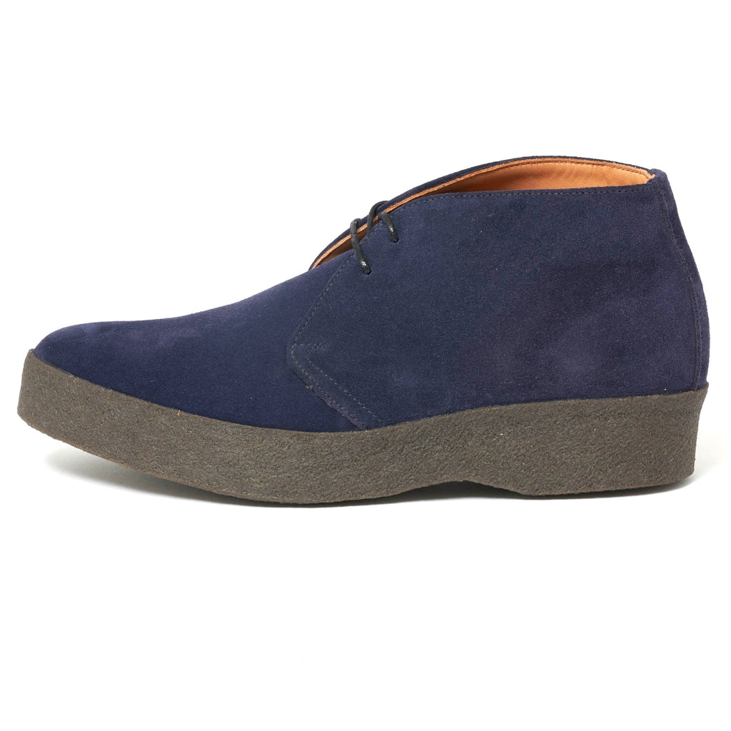 Sanders Hi Top Chukka Boot - Navy