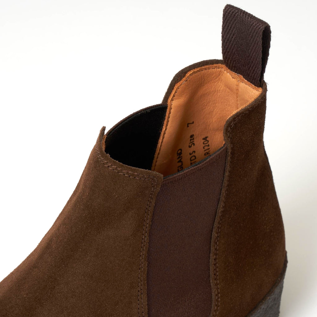 Sanders Chocolate Adam Suede Chelsea Boot
