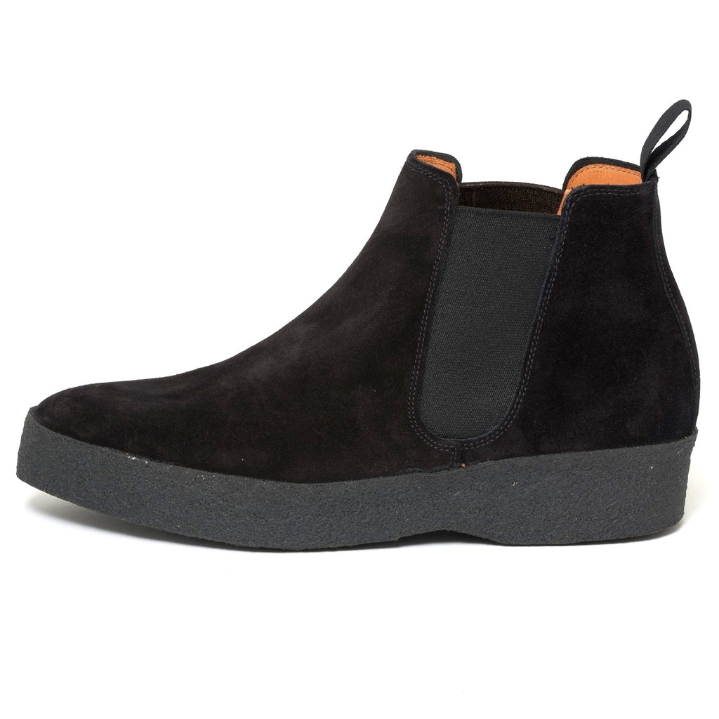 Sanders Black Adam Suede Chelsea Boot