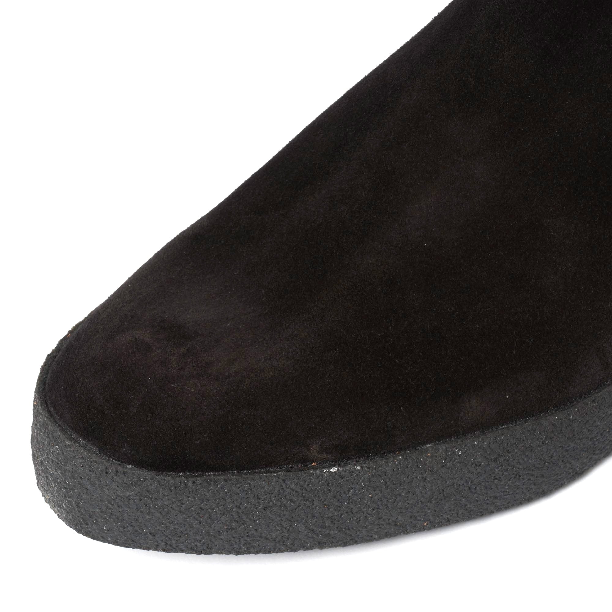 Sanders Black Adam Suede Chelsea Boot
