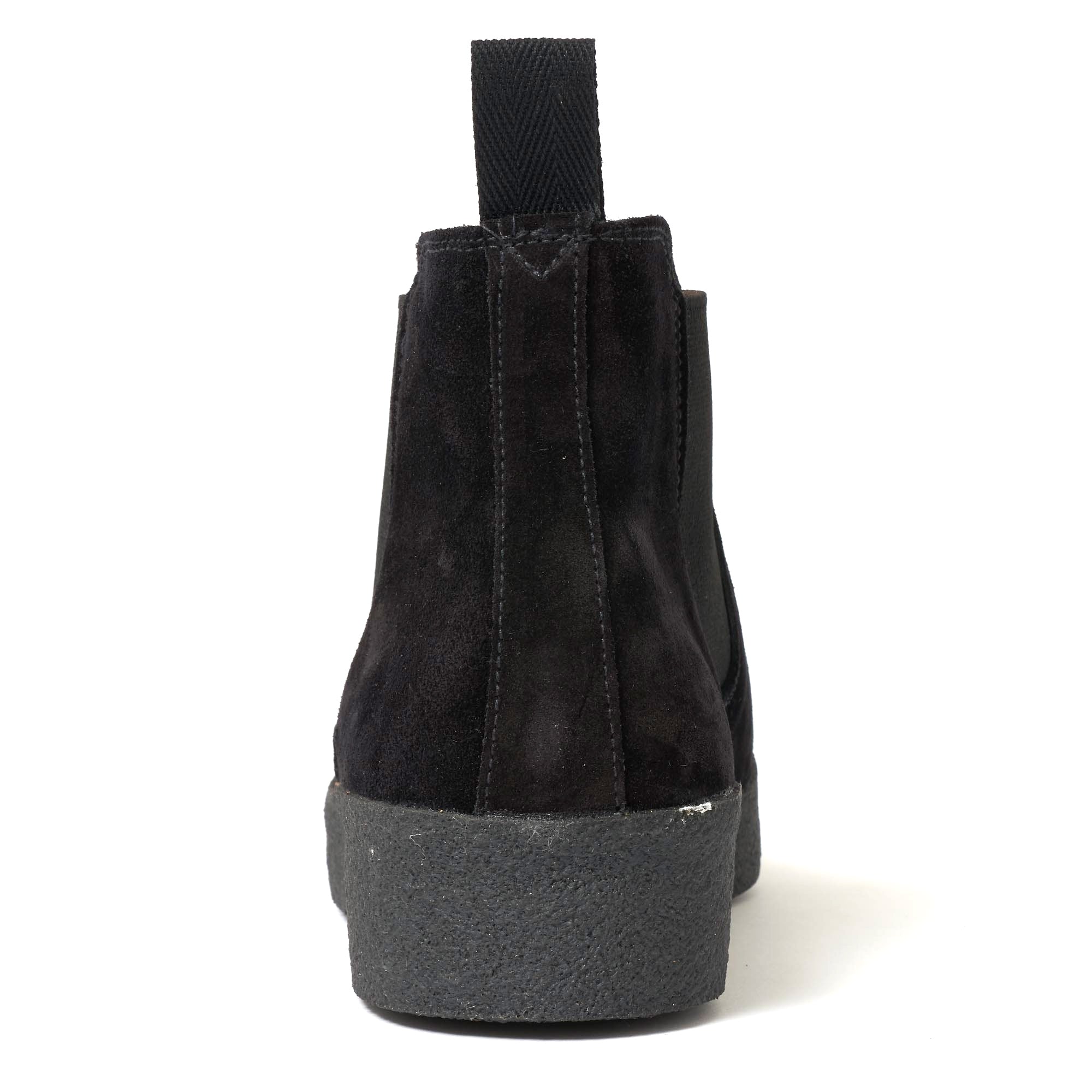 Sanders Black Adam Suede Chelsea Boot