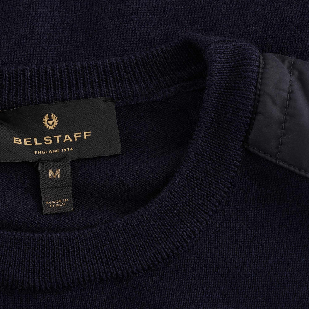 Belstaff Kerrigan Crew Neck - Washed Navy