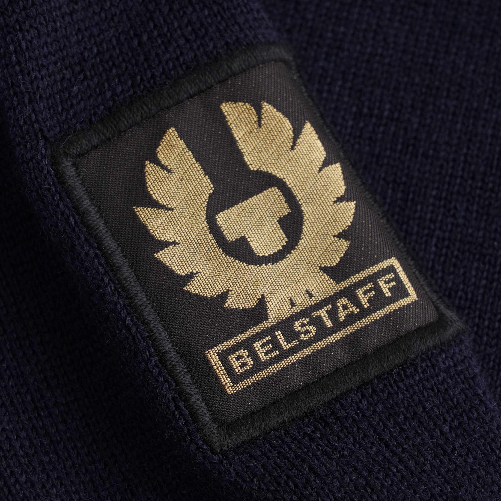 Belstaff Kerrigan Crew Neck - Washed Navy