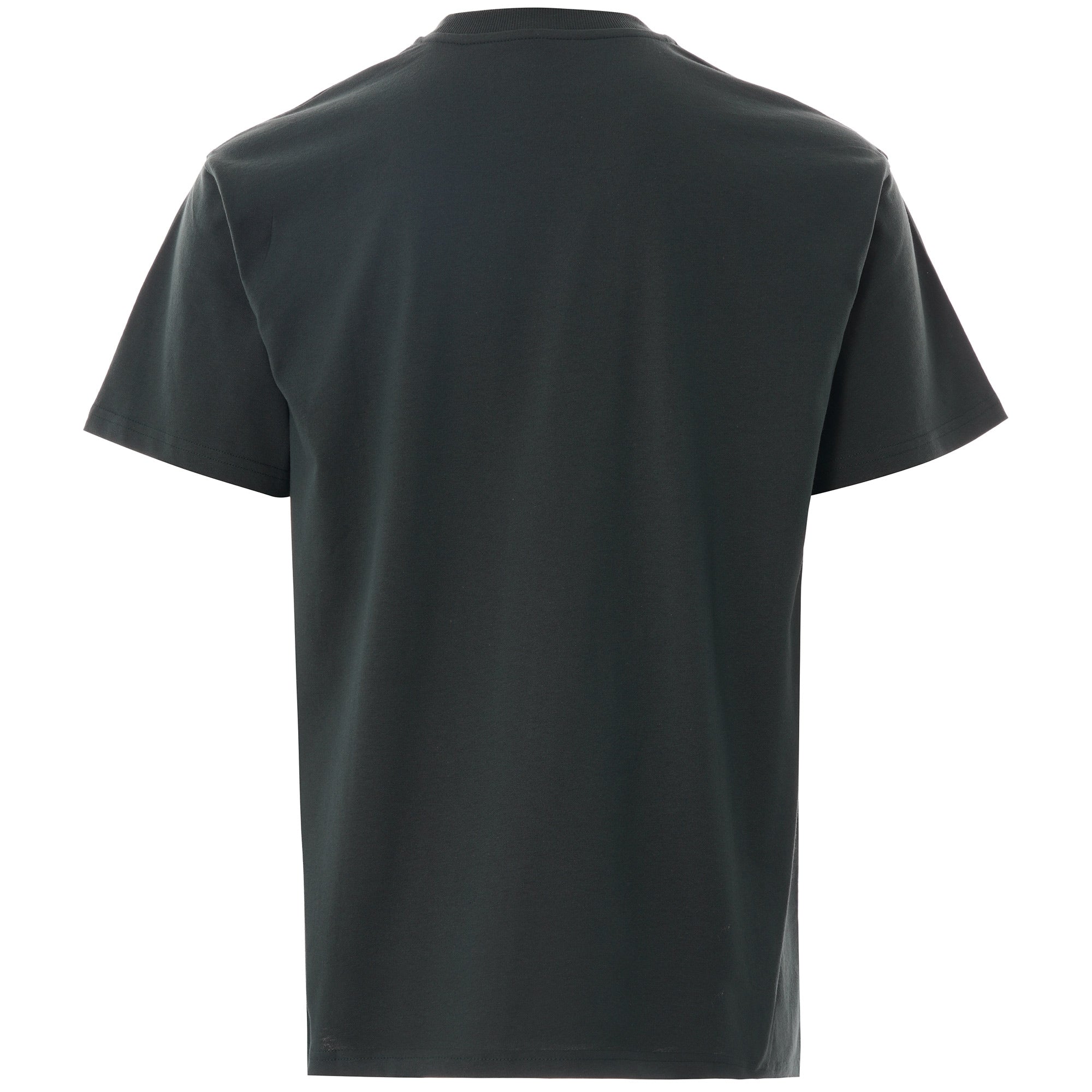 The back of the dark green Carhartt Chase T-Shirt, showing the plain design.