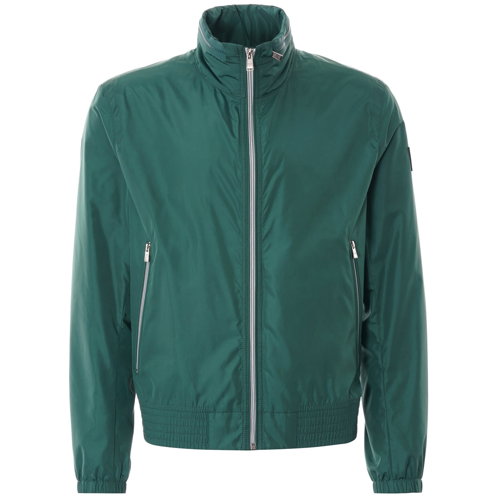 Boss Zip-Through Blouson Jacket - Medium Green