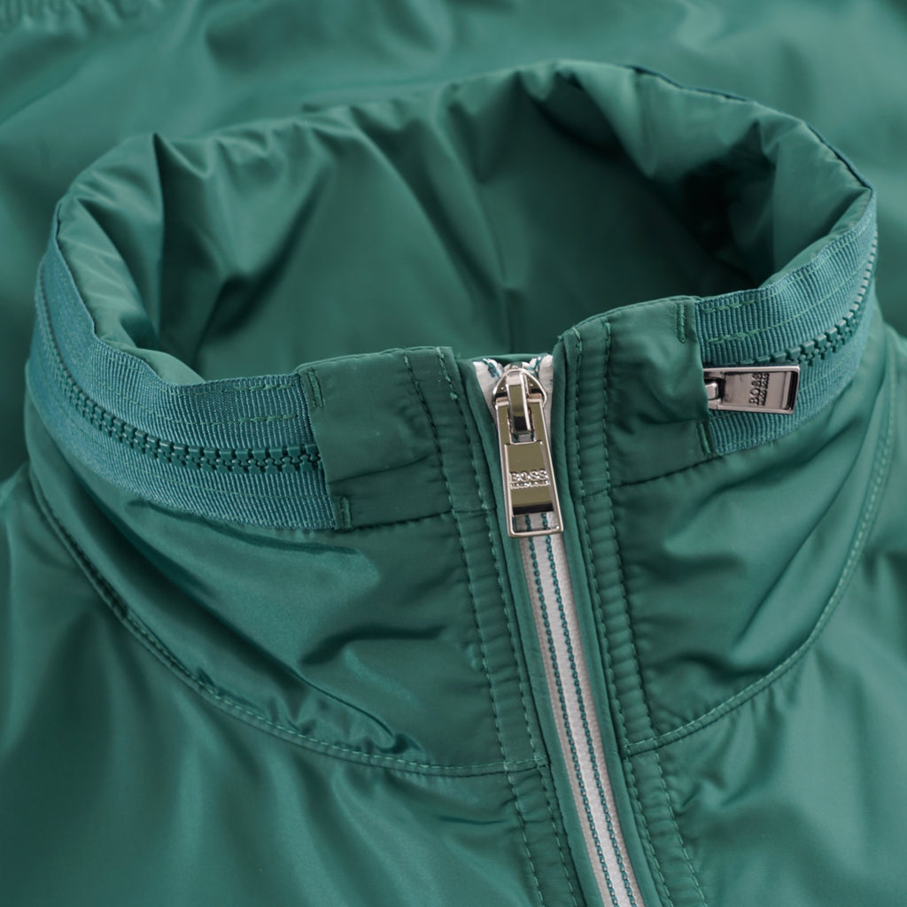 Boss Zip-Through Blouson Jacket - Medium Green