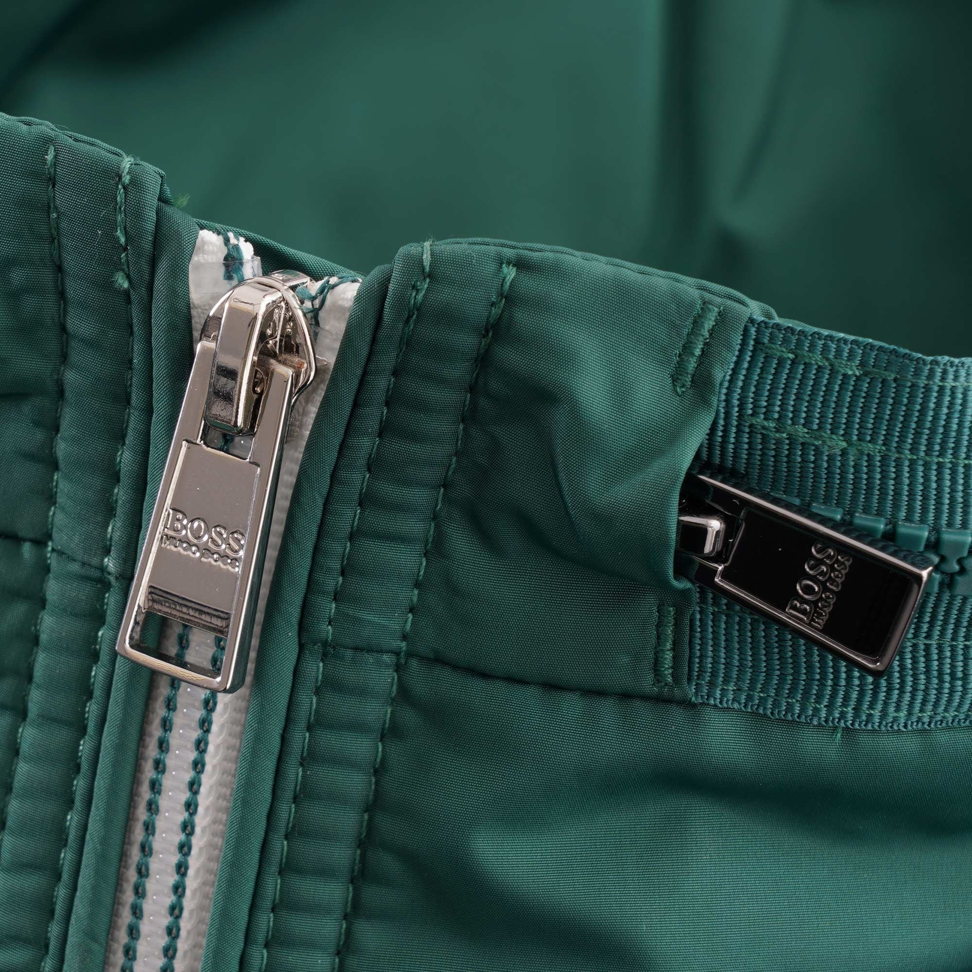 Boss Zip-Through Blouson Jacket - Medium Green