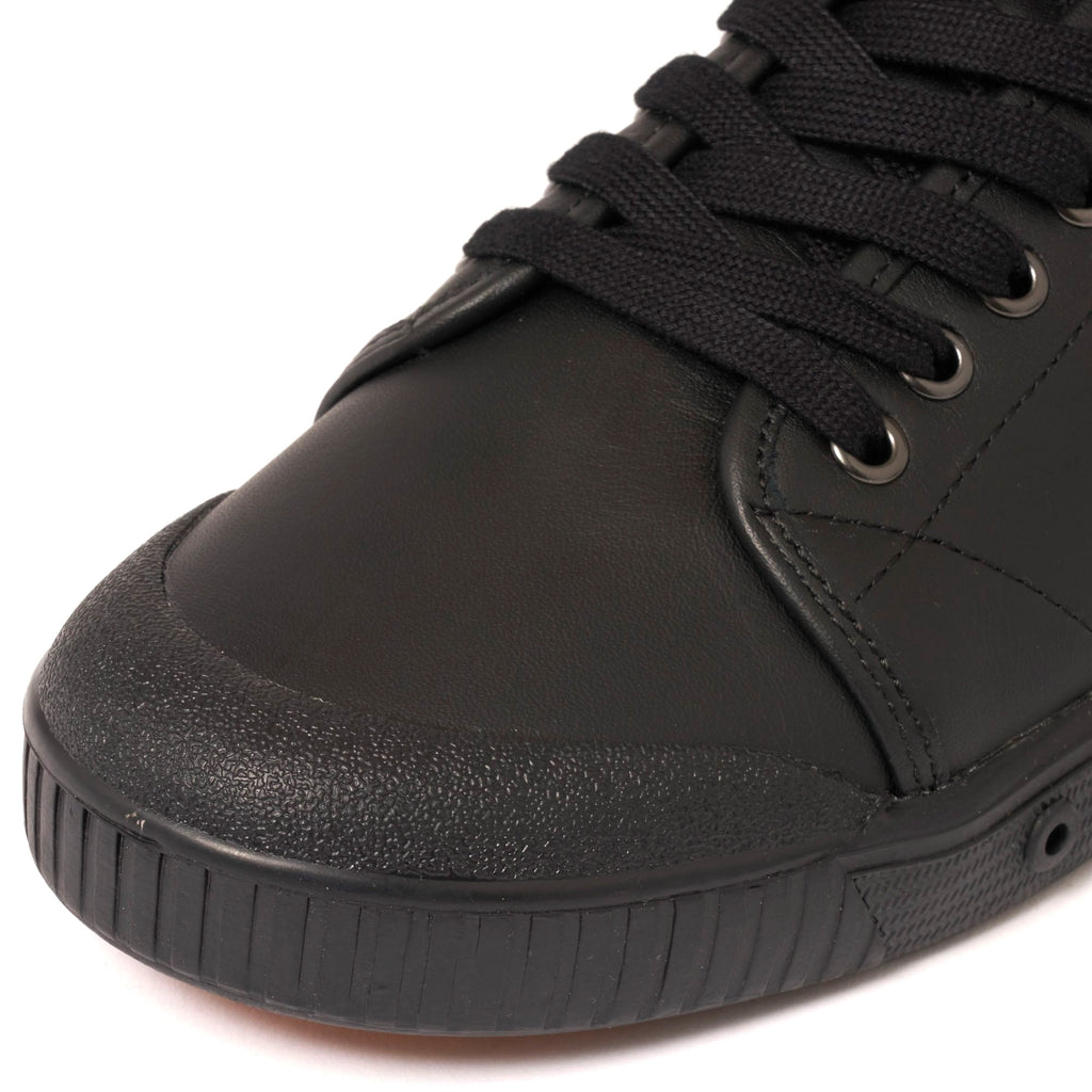 Spring Coaut Spring Court Black Nappa Leather Shoes – Stuarts London