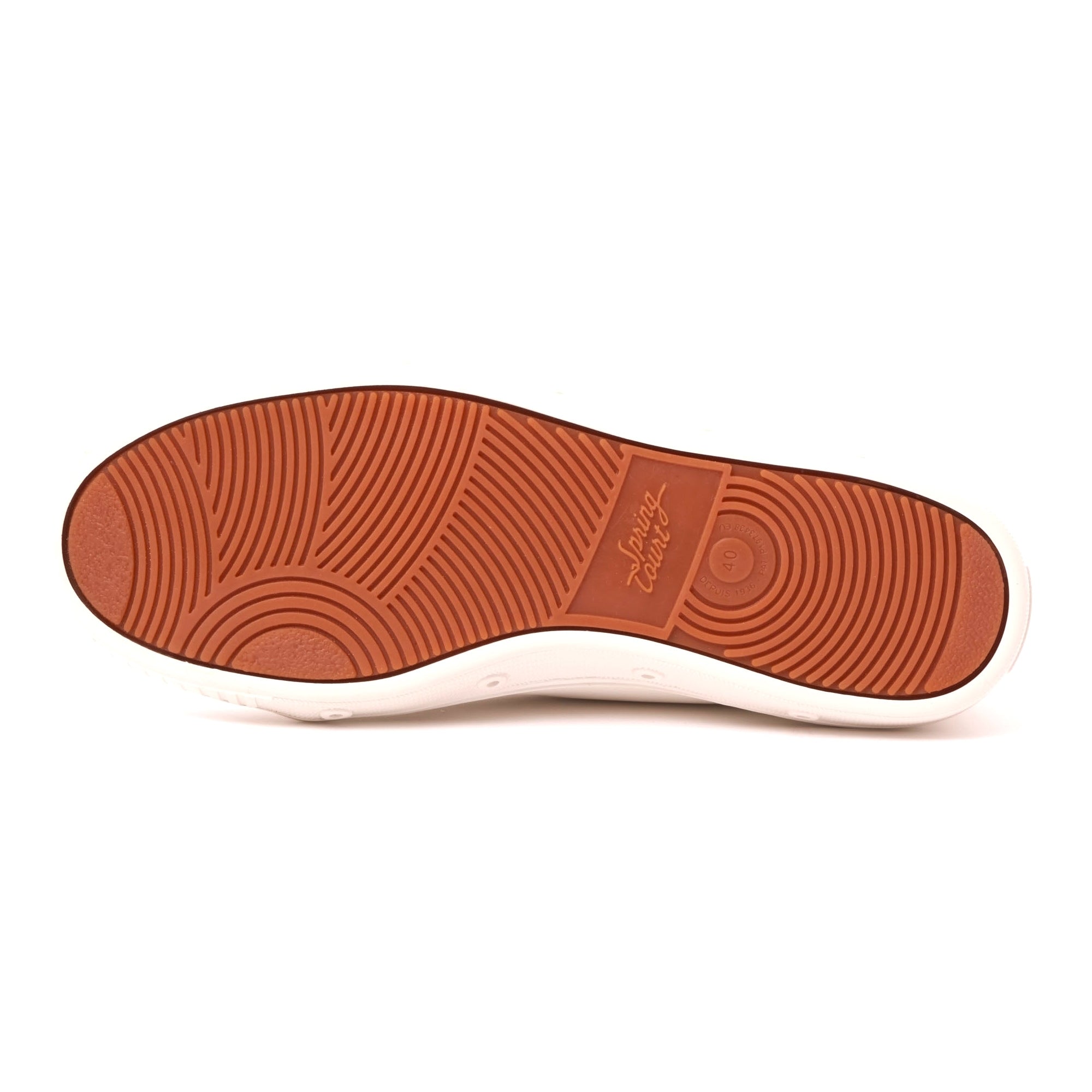 Spring Court Classic B2 Leather Shoes - White