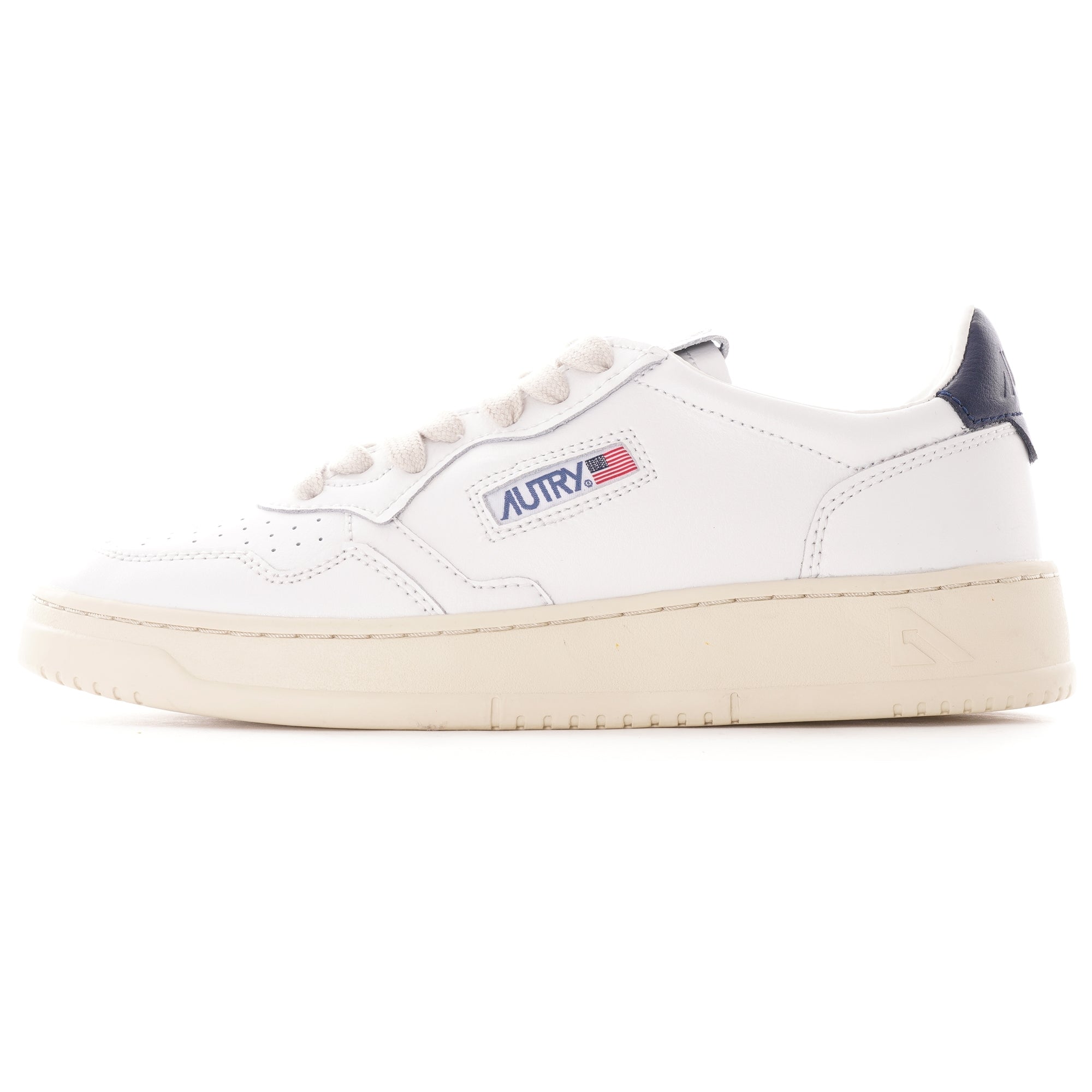 Autry Action Shoes Low Leather - White/Navy