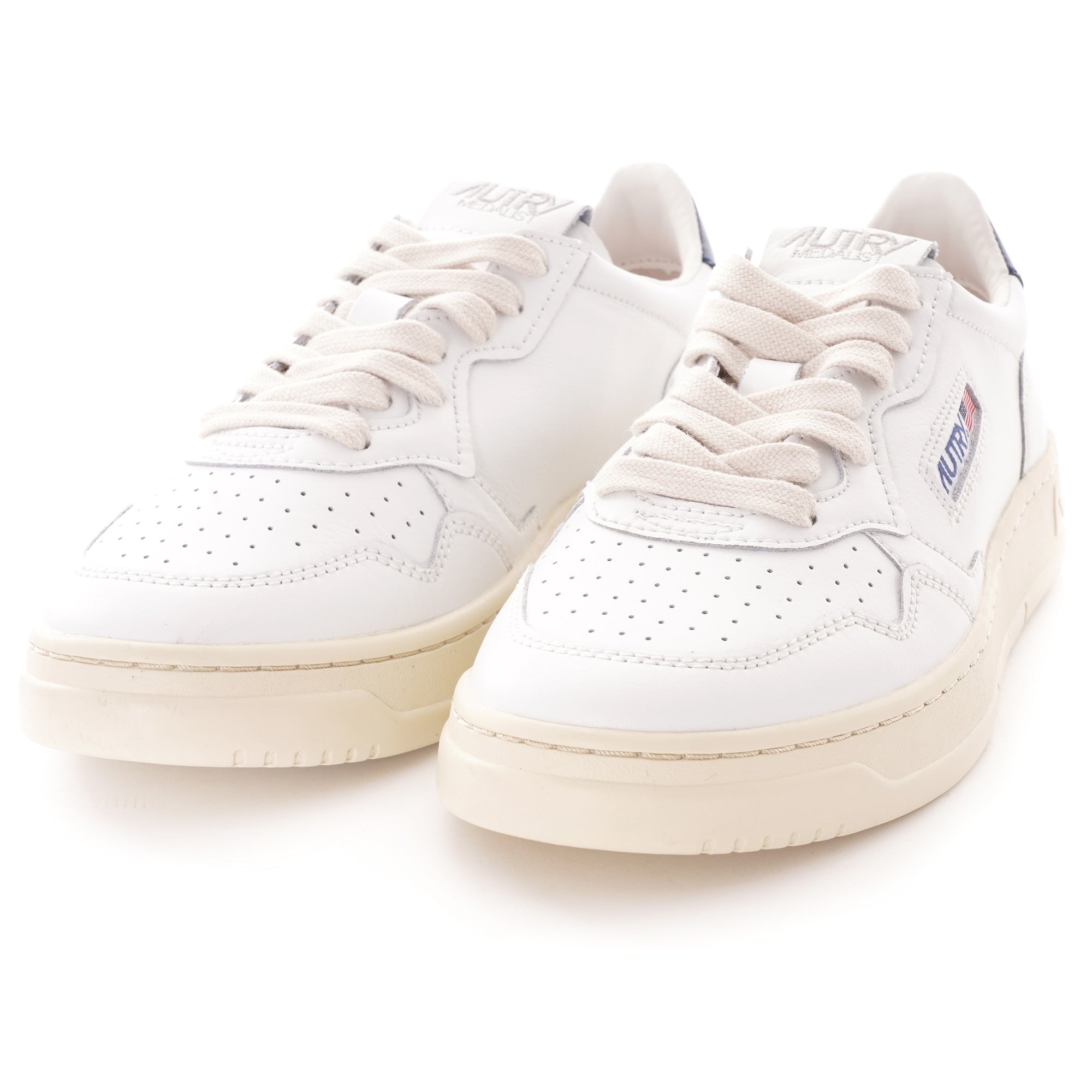 Autry Action Shoes Low Leather - White/Navy