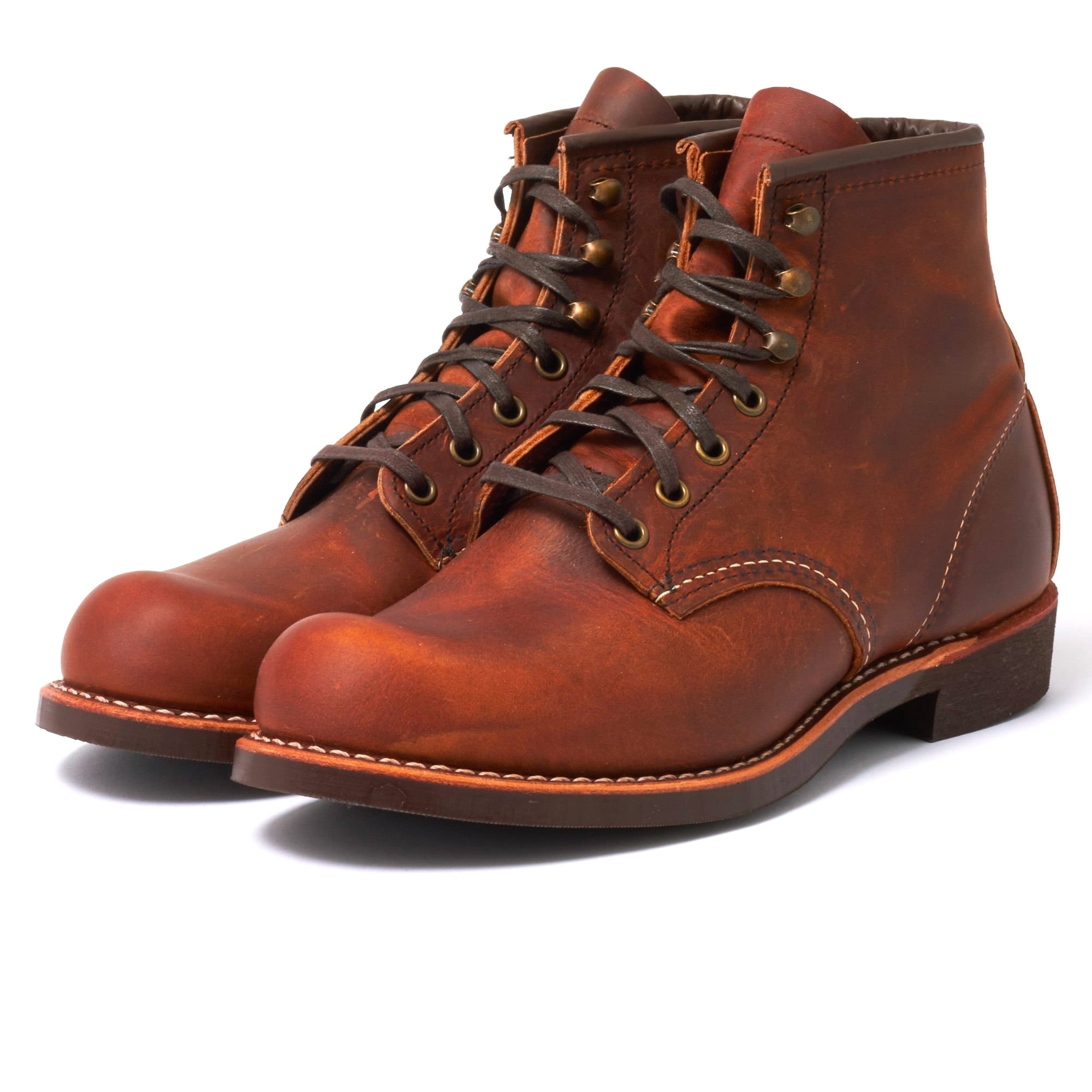 限定 廃盤 RED WING BLACKSMITH D9162 US8 ブラウン Red Wing Blacksmith 3343 | Copper Leather Boots – Stuarts London