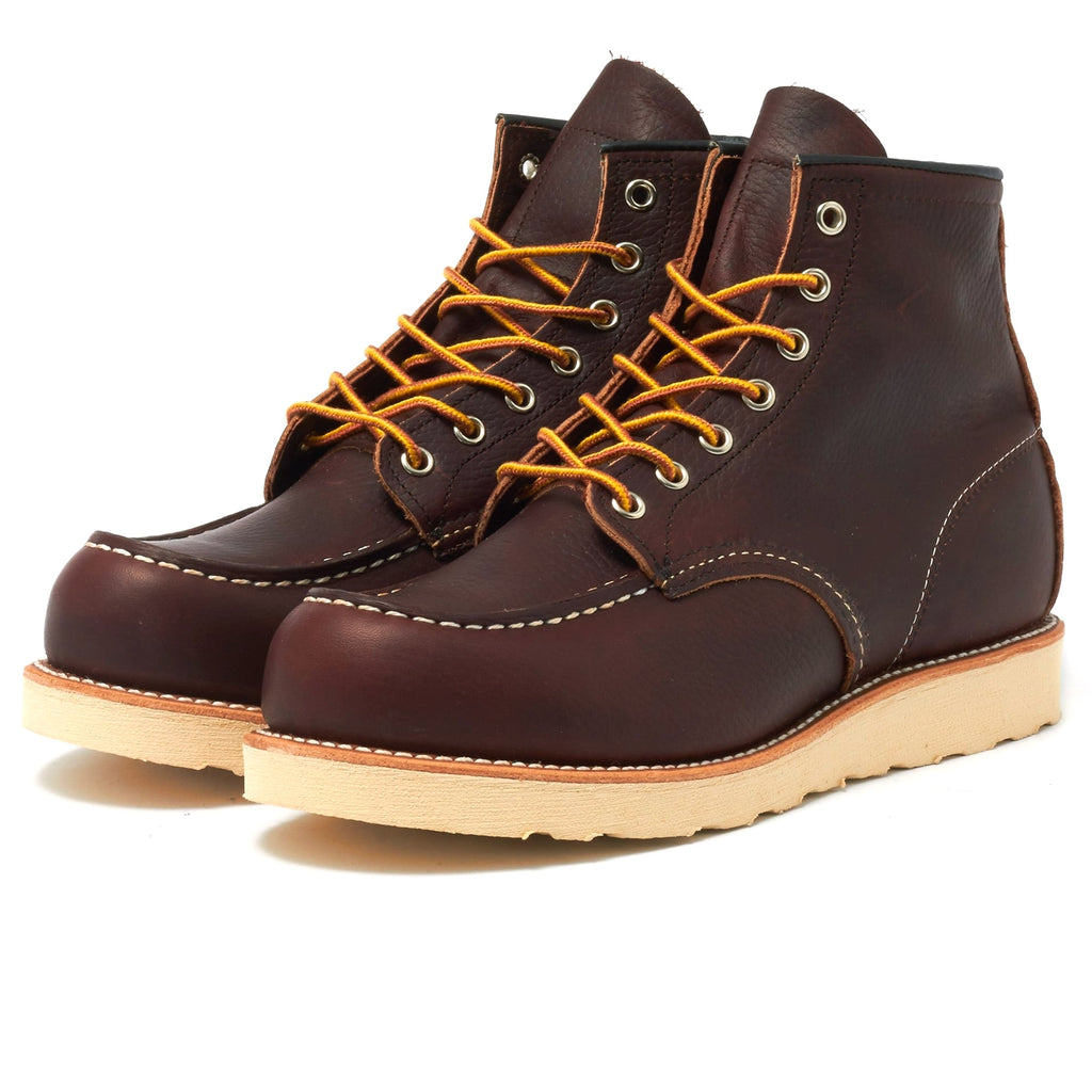 Classic Moc Toe Boots - Brown