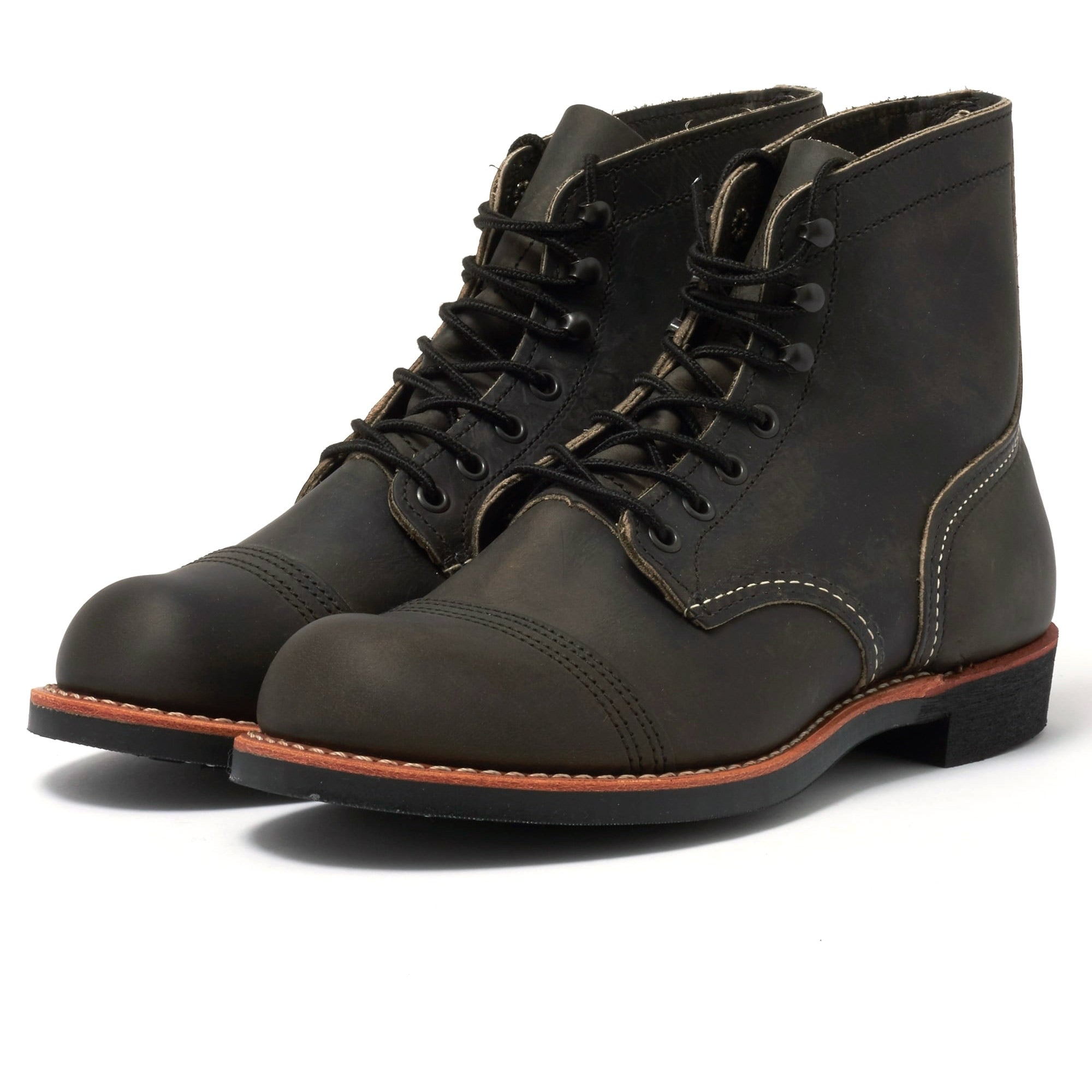 Red Wing 8086 Iron Ranger Boot - Charcoal – Stuarts London