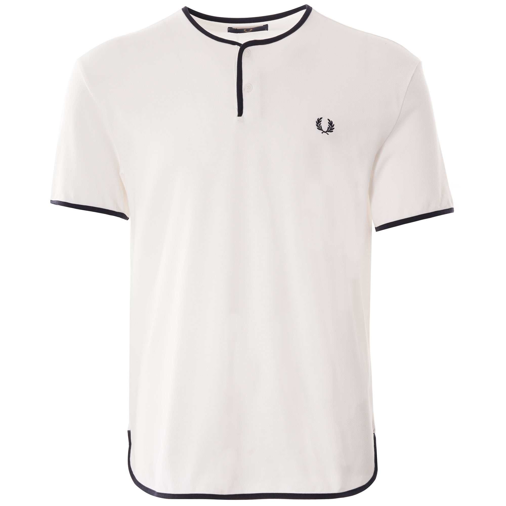 Fred Perry Reissues Henley Tee - Snow White