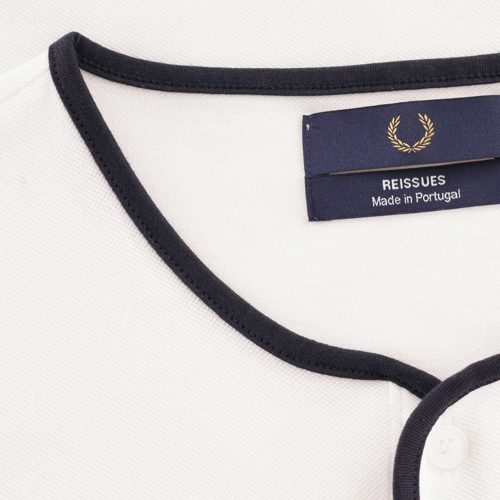 Fred Perry Reissues Henley Tee - Snow White