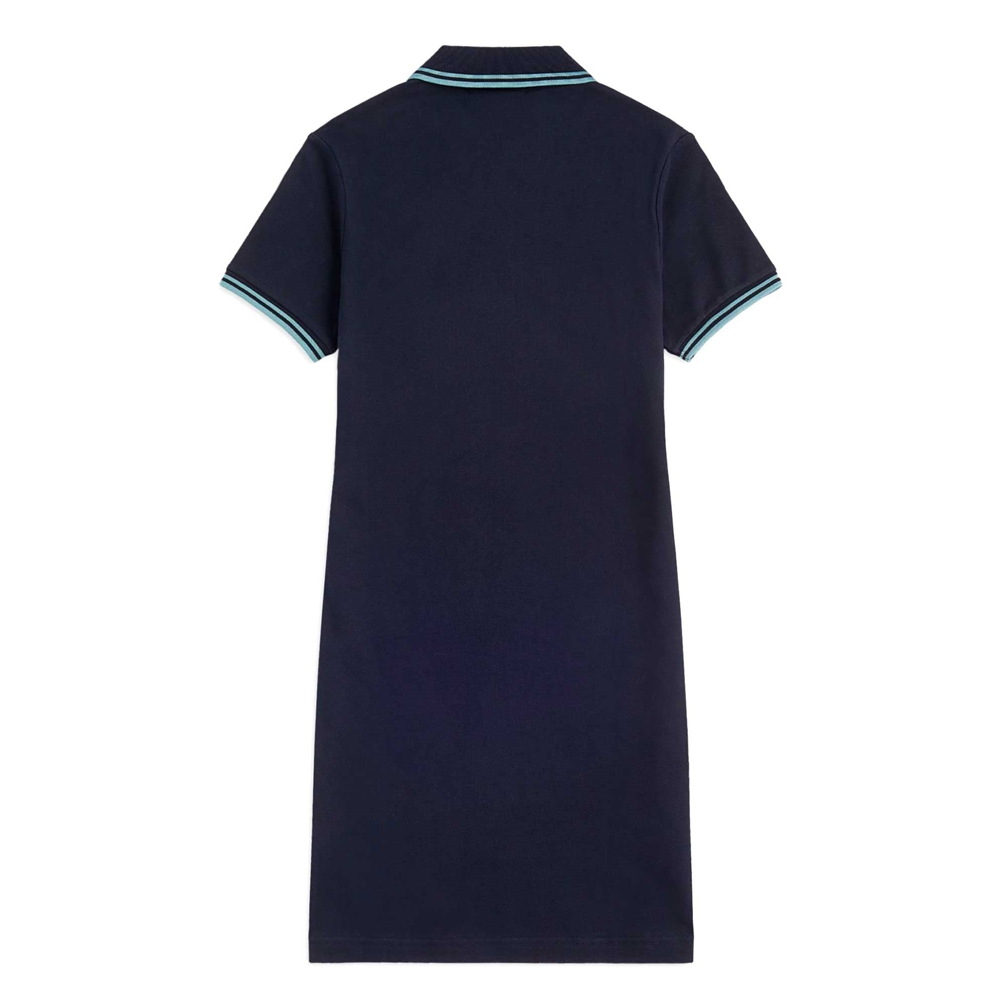 Fred Perry Womens Twin Tipped Polo Shirt Dress - Navy – Stuarts London