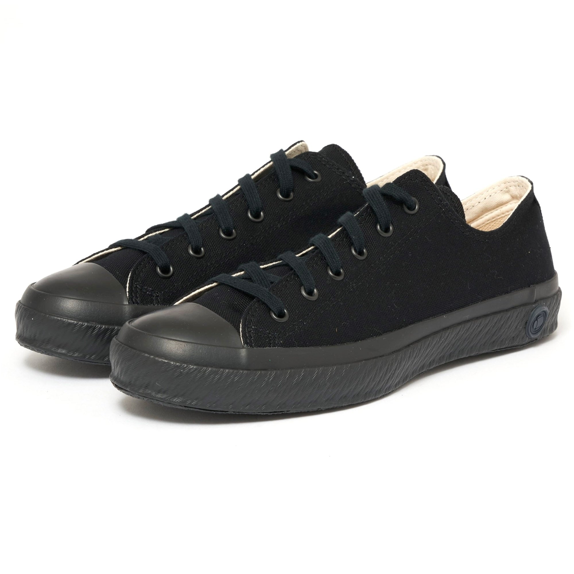 01JP Canvas Sneakers - Mono Black