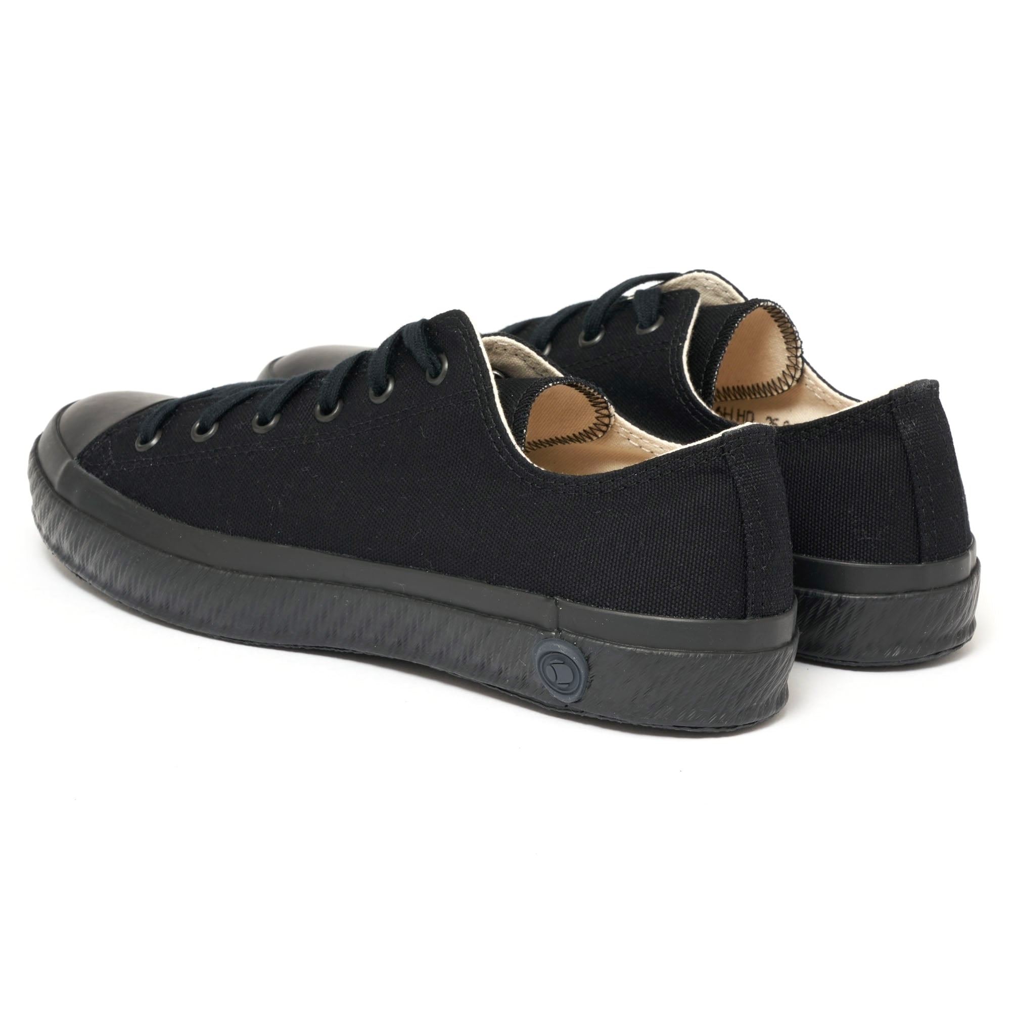 01JP Canvas Sneakers - Mono Black