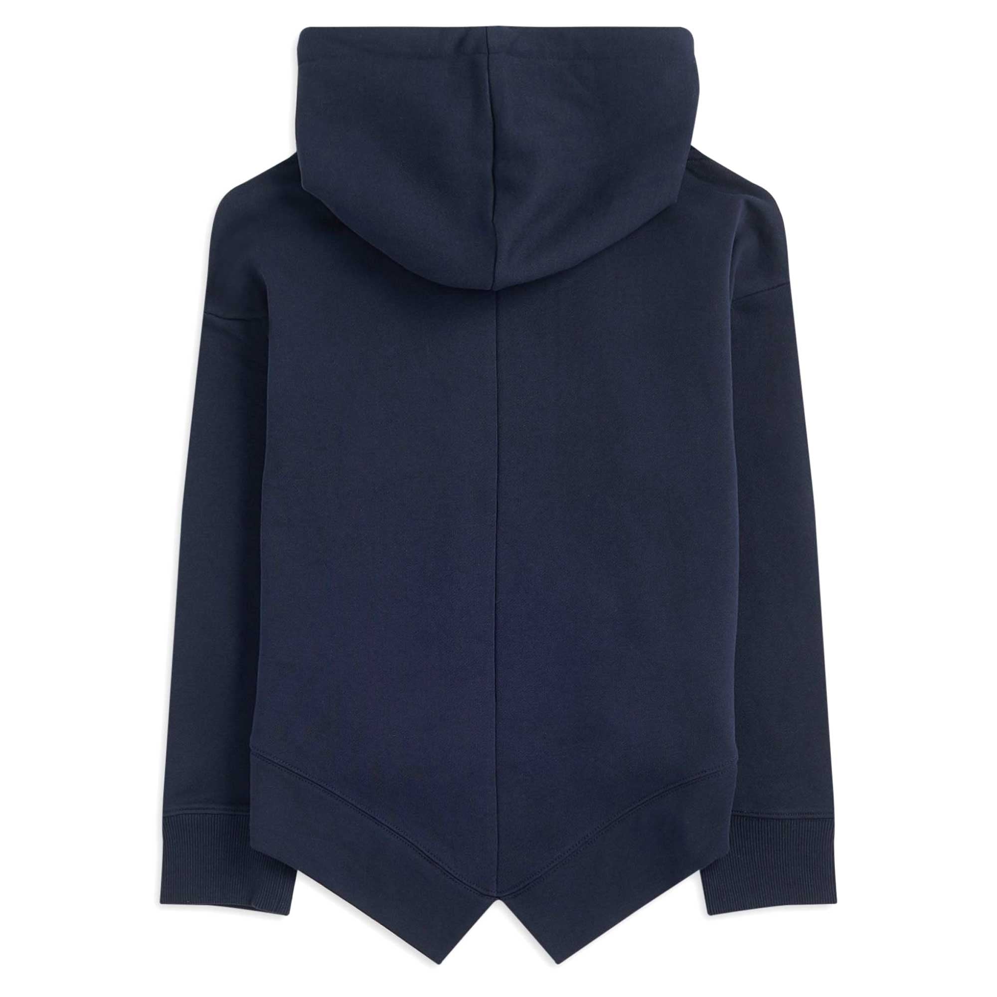 Fred Perry Womens Fishtail Hooded Sweatshirt - Navy – Stuarts London